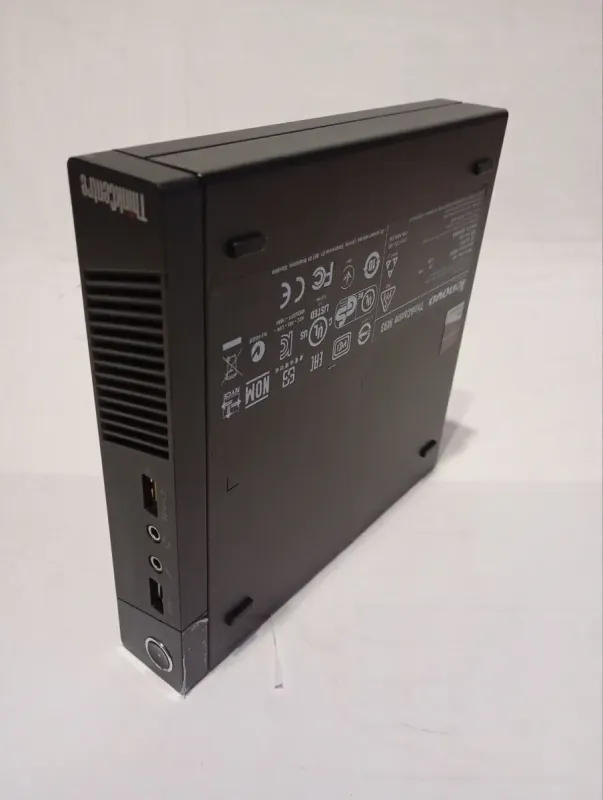 Неттоп Б-клас Lenovo ThinkCentre M93p Tiny USFF / Intel Core i3-4130T (2 (4) ядра по 2.9 GHz) / 8 GB DDR3 / 256 GB SSD / Intel HD Graphics 4400 б/в - зображення 2
