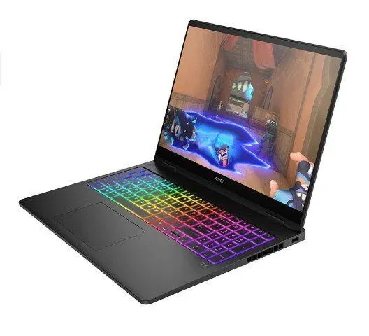 Ігровий ноутбук HP Omen 16-AP0800NO / 16" (1920x1080) IPS / AMD Ryzen AI 7 350 (8 (16) ядер по 2,0 - 5,0 ГГц) / 16 ГБ DDR5 / 960 ГБ SSD NVMe / nVidia GeForce RTX 5070, 8 ГБ GDDR7, 128-біт / Веб-камера б/в - зображення 4
