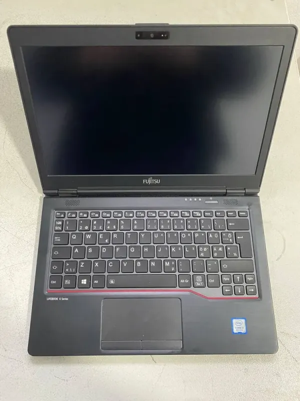 Нетбук Fujitsu LifeBook U729 / 12.5" (1920x1080) IPS / Intel Core i5-8265U (4 (8) ядра по 1.6 - 3.9 GHz) / 8 GB DDR4 / 256 GB SSD / Intel UHD Graphics / WebCam б/в - зображення 2