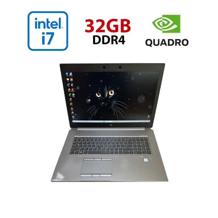 Мобільна робоча станція Б-класу HP zBook 17 G6 / 17,3" (1920x1080) IPS / Intel Core i7-9850H (6 (12) ядер по 2,6 - 4,6 ГГц) / 32 ГБ DDR4 / 1000 ГБ SSD / nVidia Quadro RTX 3000, 6 ГБ GDDR6, 192-біт / WebCam б/в - изображение 1