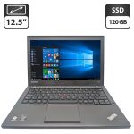 Нетбук Lenovo ThinkPad X240 / 12.5" (1366x768) TN / Intel Core i5-4300U (2 (4) ядра по 1.9 - 2.9 GHz) / 8 GB DDR3 / 120 GB SSD / Intel HD Graphics 4400 / WebCam б/в