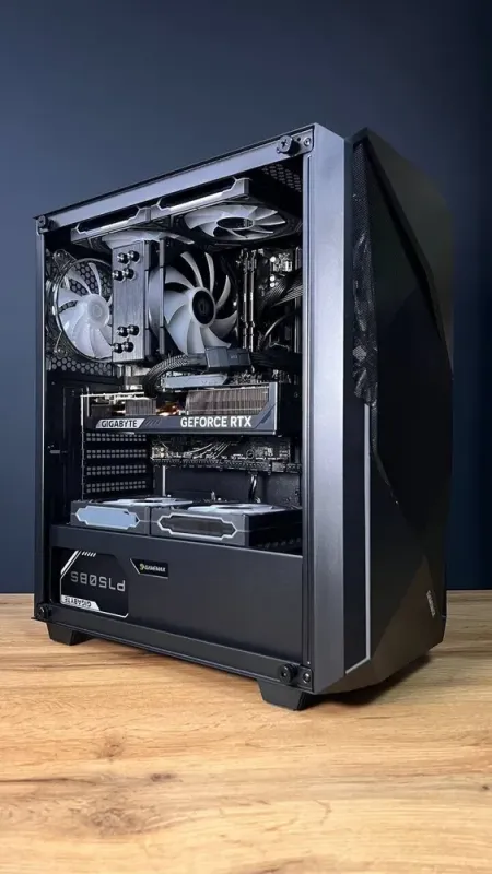 Збірка під замовлення: ігровий ПК GameMax Revolt Black Tower / AMD Ryzen 7 7700 (8 (16) ядер по 3.8 - 5.3 GHz) / 32 GB DDR5 / 1000 GB SSD M.2 / nVidia GeForce RTX 5070, 12 GB GDDR7, 192-bit / 750W - зображення 3