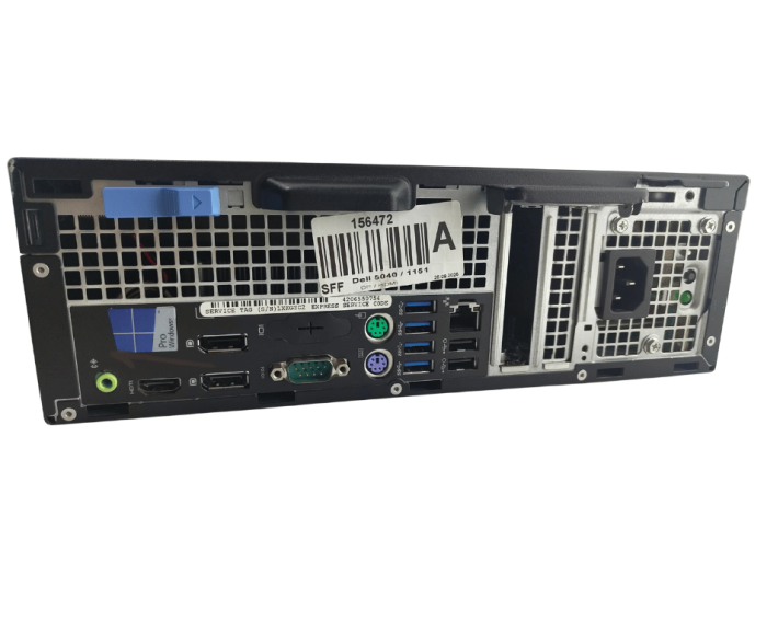 Комплект ПК: комп'ютер Dell OptiPlex 5040 SFF / Intel Core i5-6400 (4 ядра по 2,7 - 3,7 ГГц) / 16 ГБ DDR3 / 512 ГБ SSD / Intel HD Graphics 530 + Монітор 24" (1920x1080) TN  б/в - зображення 4