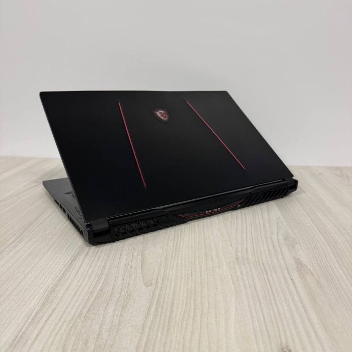 Ігровий ноутбук MSI GE75 Raider 10SFS / 17.3" (1920x1080) IPS / Intel Core i7-10750H (6 (12) ядер по 2.6 - 5.0 GHz) / 16 GB DDR4 / 128 GB SSD NVMe + 1000 GB HDD / nVidia GeForce RTX 2060, 6 GB GDDR6, 192-bit / WebCam б/в - зображення 6