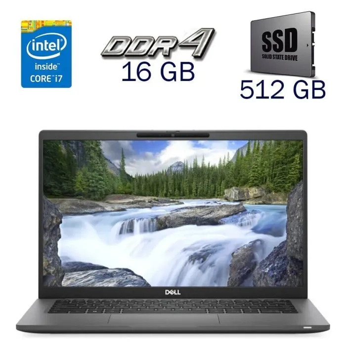 Ультрабук Dell Latitude 7420 / 14" (1920x1080) IPS / Intel Core i7-1185G7 (4 (8) ядра по 3.0 - 4.8 GHz) / 16 GB DDR4 / 512 GB SSD / Intel Iris Xe Graphics / WebCam б/в - зображення 1