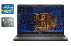 Ноутбук Dell Latitude 5500 / 15.6" (1366x768) TN / Intel Core i5-8265U (4 (8) ядра по 1.6 - 3.9 GHz) / 16 GB DDR4 / 256 GB SSD / Intel UHD Graphics / HDMI / WebCam / SIM б/в