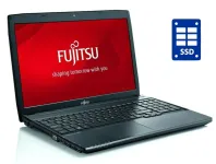 Ноутбук Fujitsu LifeBook A555 / 15.6" (1366x768) TN / Intel Core i3-5005U (2 (4) ядра по 2.0 GHz) / 8 GB DDR3 / 128 GB SSD / Intel HD Graphics 5500 / WebCam / Win 10 Pro б/в