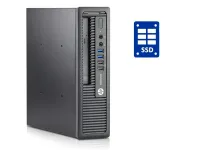Неттоп Б-клас HP EliteDesk 800 G1 USFF / Intel Core i3-4150 (2 (4) ядра по 3.5 GHz) / 4 GB DDR3 / 30 GB SSD / Intel HD Graphics 4400 / DVD-ROM б/в