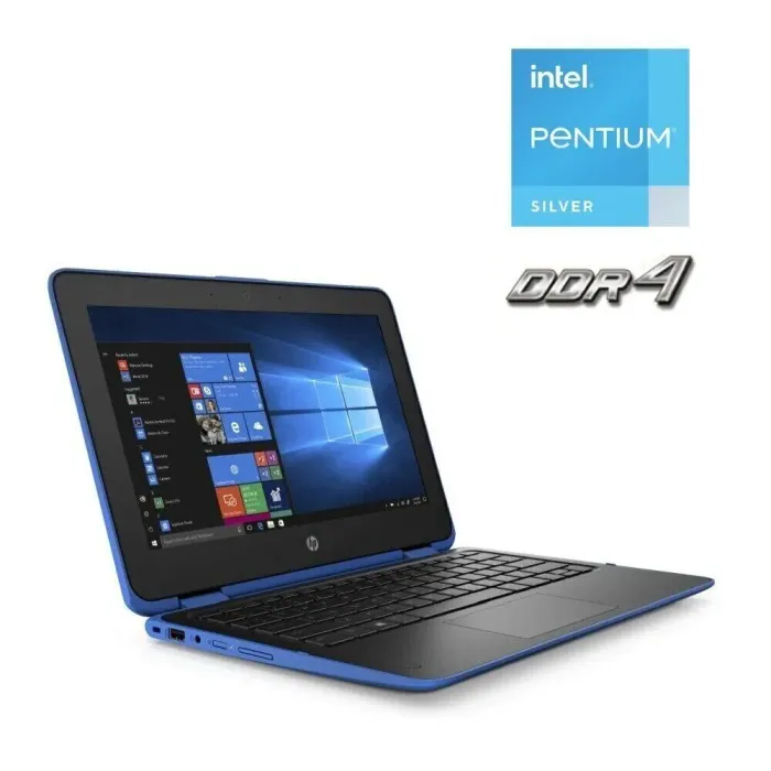 Нетбук-трансформер HP ProBook x360 11 G5 EE / 11.6" (1366x768) TN Touch / Intel Pentium Silver N5030 (4 ядра по 1.1 - 3.1 GHz) / 4 GB DDR4 / 128 GB SSD / Intel HD Graphics 605 / WebCam / Win 10 Home б/в - зображення 1