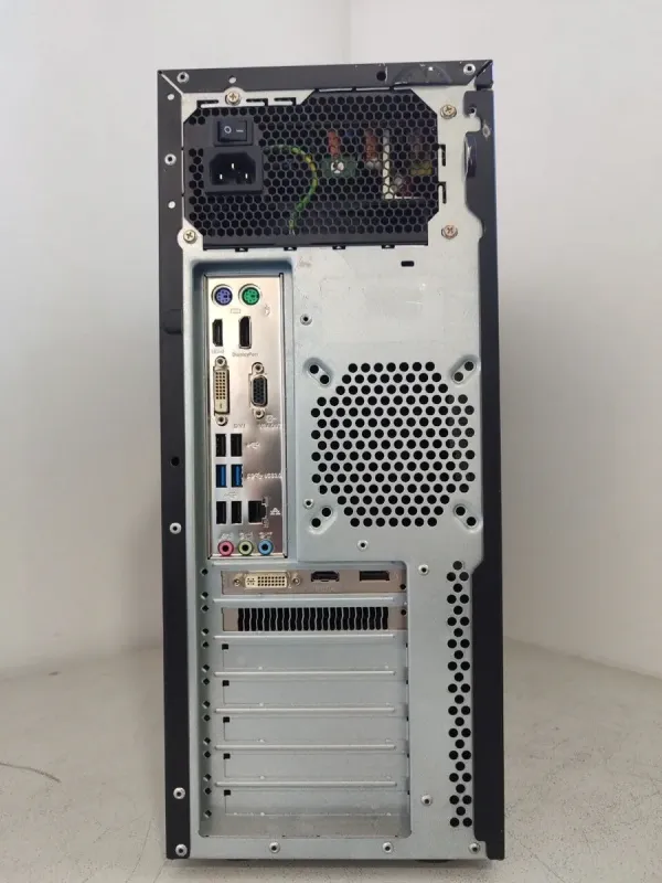 Комп'ютер NoName Tower / Intel Core i5-4590 (4 ядра по 3.3 - 3.7 GHz) / 16 GB DDR3 / 240 GB SSD / AMD Radeon R7 260X, 2 GB GDDR5, 128-bit / DVD-ROM б/в - зображення 4