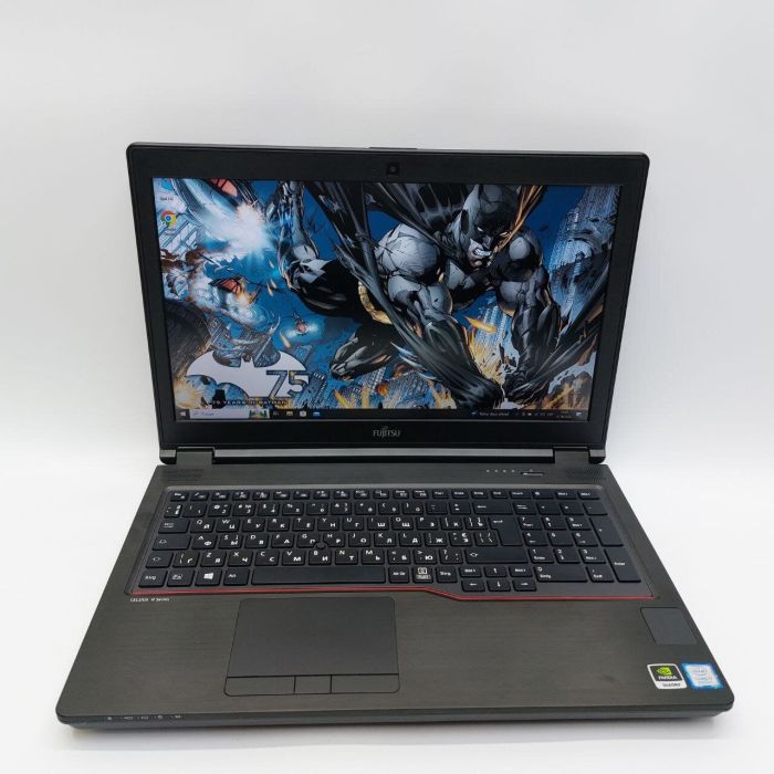 Мобільна робоча станція Fujitsu Celsius H780 / 15.6" (1920x1080) IPS / Intel Core i7-8750H (6 (12) ядер по 2.2 - 4.1 GHz) / 32 GB DDR4 / 512 GB SSD M.2 / nVidia Quadro P600, 4 GB GDDR5, 128-bit / WebCam б/в - зображення 3