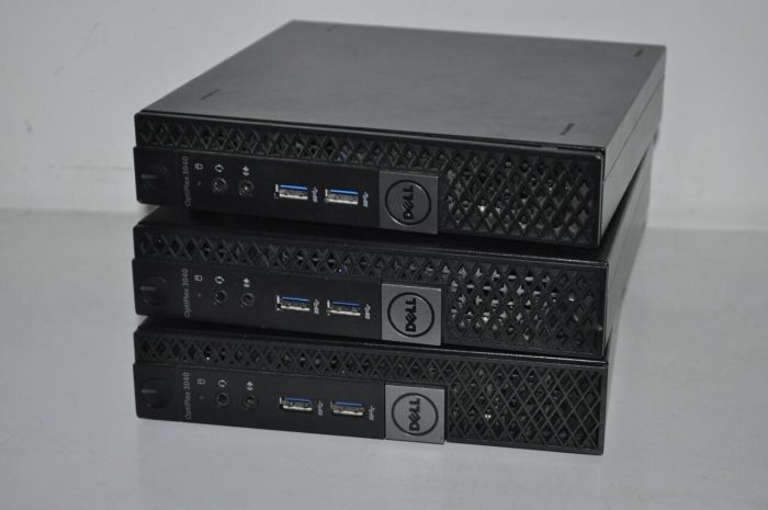 Неттоп Dell OptiPlex 3040 Micro USFF / Intel Core i5-6500T (4 ядра по 2.5 - 3.1 GHz) / 8 GB DDR3 / 250 GB HDD / Intel HD Graphics 530 / Блок питания б/в - зображення 3