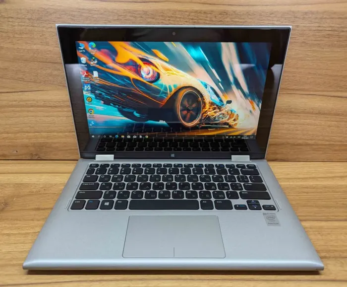Нетбук-трансформер Dell Inspiron 11-3147 / 11.6" (1366x768) TN Touch / Intel Pentium N3540 (4 ядра по 2.16 - 2.66 GHz) / 8 GB DDR3 / 240 GB SSD / Intel HD Graphics / WebCam / Windows 10 б/в - зображення 2