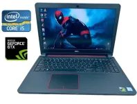 Ігровий ноутбук Б-клас Dell Inspiron 15 7559 / 15.6" (1920x1080) IPS / Intel Core i5-6300HQ (4 ядра по 2.3 - 3.2 GHz) / 16 GB DDR3 / 128 GB SSD + 1000 GB HDD / nVidia GeForce GTX 960M, 4 GB GDDR5, 128-bit / WebCam б/в