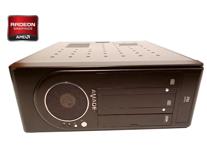 ПК Б-клас Amadey SFF / AMD Athlon II X2 250 (2 ядра по 3.0 GHz) / 8 GB DDR3 / 128 GB SSD / AMD Radeon HD 3650, 512 MB DDR2, 128-bit / 400W / Win 10 б/в - зображення 1