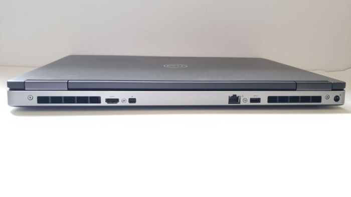 Ноутбук Dell Precision 7740 / 17.3" (1600x900) TN / Intel Core i5-9400H (4 (8) ядра по 2.5 - 4.3 GHz) / 16 GB DDR4 / 128 GB SSD + 1000 GB HDD / Intel UHD Graphics 630 / WebCam / Win 10 Pro б/в - зображення 6