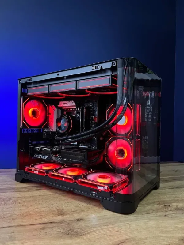 Збірка під замовлення: ігровий ПК GameMax Hype-M Black Tower / AMD Ryzen 7 7800X3D (8 (16) ядер по 4.2 - 5.0 GHz) / 32 GB DDR5 / 1000 GB SSD M.2 / nVidia GeForce RTX 5070, 12 GB GDDR7, 192-bit / 750W - зображення 3