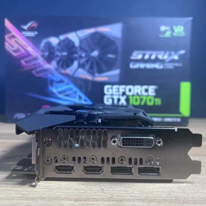 Дискретна відеокарта nVidia GeForce GTX 1070 Ti, 8 GB GDDR5, 256-bit / 1x DVI, 2x HDMI, 2x DisplayPort б/в - зображення 3