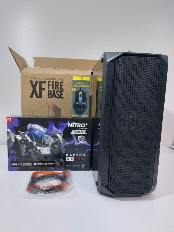 Комп'ютер 1stPlayer FireBase XF Tower / Intel Core i7-4790 (4 (8) ядра по 3,6 - 4,0 ГГц) / 16 ГБ DDR3 / 512 ГБ SSD + 500 ГБ HDD / AMD Radeon RX 580, 8 ГБ GDDR5, 256-біт / 550 Вт б/в - зображення 8