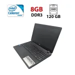 Ноутбук Acer Aspire ES1-531 / 15.6" (1366x768) TN / Intel Celeron N3150 (4 ядра по 1.6 - 2.08 GHz) / 8 GB DDR3 / 120 GB SSD / Intel HD Graphics / WebCam б/в