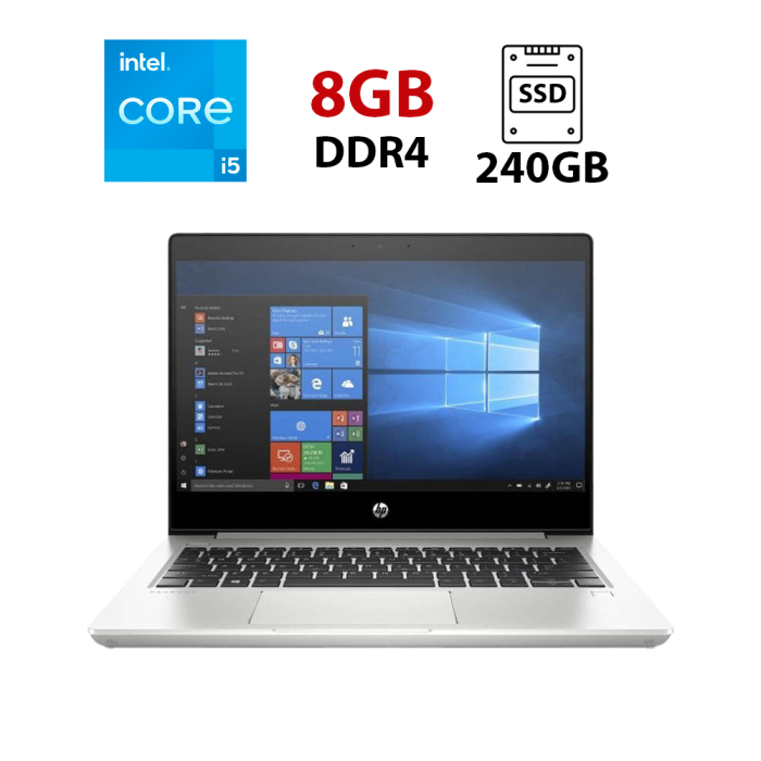 Ультрабук HP ProBook 440 G7 / 14" (1920x1080) IPS / Intel Core i5-10210U (4 (8) ядра по 1.6 - 4.2 GHz) / 8 GB DDR4 / 240 GB SSD / Intel UHD Graphics / WebCam б/в - зображення 1