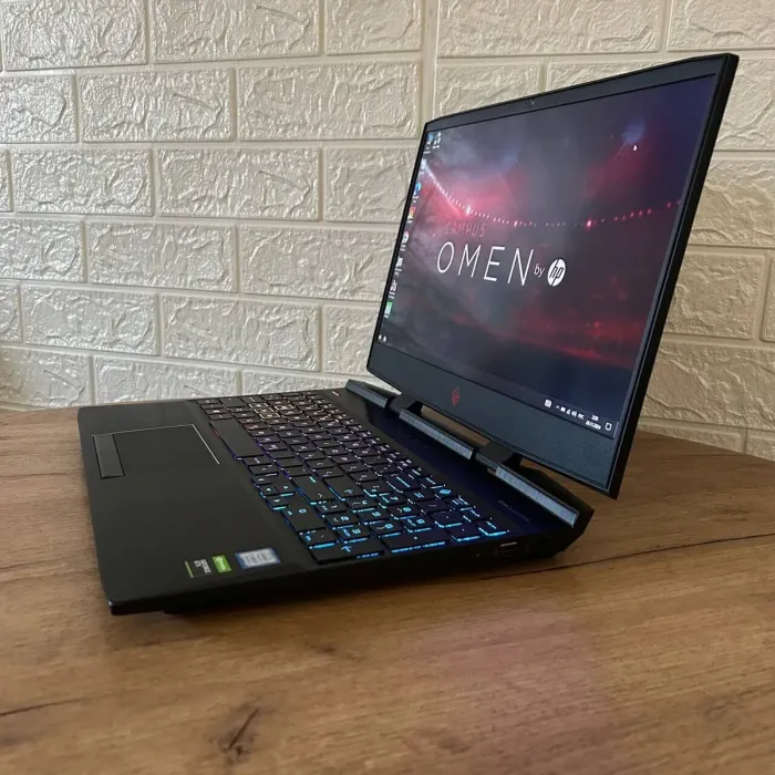 Ігровий ноутбук HP Omen 15-dc1079wm / 15.6" (1920x1080) IPS / Intel Core i7-9750H (6 (12) ядер по 2.6 - 4.5 GHz) / 16 GB DDR4 / 512 GB SSD / nVidia GeForce RTX 2070 Max-Q, 8 GB GDDR6, 256-bit / WebCam б/в - зображення 5