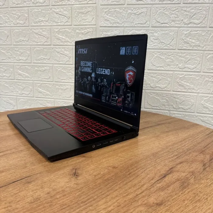 Ігровий ноутбук Б-клас MSI GF65 Thin 9SD / 15.6" (1920x1080) IPS / Intel Core i7-9750H (6 (12) ядер по 2.6 - 4.5 GHz) / 16 GB DDR4 / 512 GB SSD / nVidia GeForce GTX 1660 Ti, 6 GB GDDR6, 192-bit / WebCam б/в - зображення 5