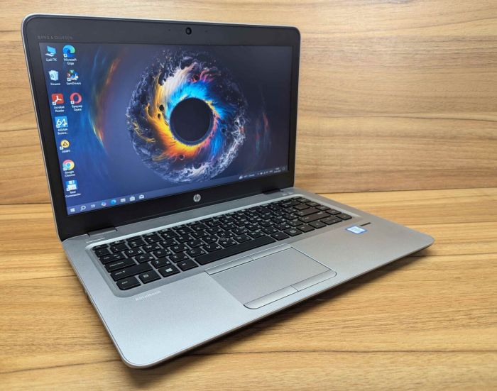 Ультрабук HP EliteBook 840 G4 / 14" (1366x768) TN / Intel Core i7-7600U (2 (4) ядра по 2.8 - 3.9 GHz) / 8 GB DDR4 / 240 GB SSD / Intel HD Graphics 620 / WebCam / Fingerprint / Windows 10 б/в - зображення 4