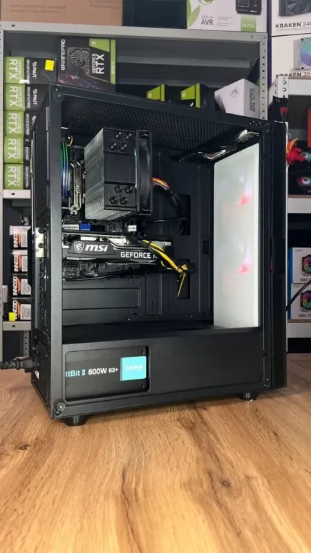 Збірка на замовлення: ігровий ПК 2E Gaming Galaxy G2055 Tower / Intel Core i5-11400F (6 (12) ядер по 2,6 - 4,4 ГГц) / 16 ГБ DDR4 / 500 ГБ SSD M.2 / nVidia GeForce RTX 3050, 8 ГБ GDDR6, 128-bit / 600 Вт б/в - зображення 3