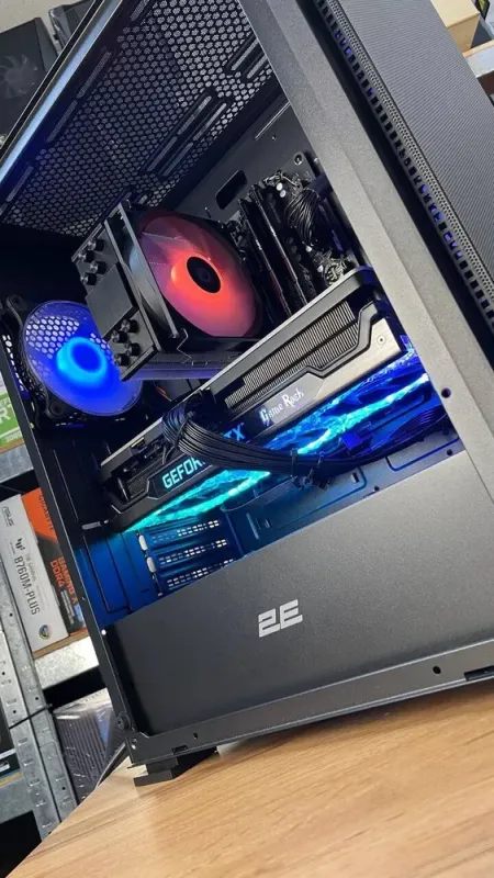 Збірка під замовлення: 2E Gaming Virtus Neo G3301N Tower / AMD Ryzen 5 5600 (6 (12) ядер по 3.5 - 4.4 GHz) / 32 GB DDR4 / 1000 GB SSD / nVidia GeForce RTX 3070 Ti, 8 GB GDDR6X, 256-bit / HDMI / 750W б/в - зображення 4