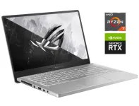 Ігровий ультрабук Asus ROG Zephyrus G14 GA401IV / 14" (1920x1080) IPS / AMD Ryzen 7 4800HS (8 (16) ядер по 2.9 - 4.2 GHz) / 16 GB DDR4 / 512 GB SSD NVMe / nVidia GeForce RTX 2060 Max-Q, 6 GB GDDR6, 192-bit б/в