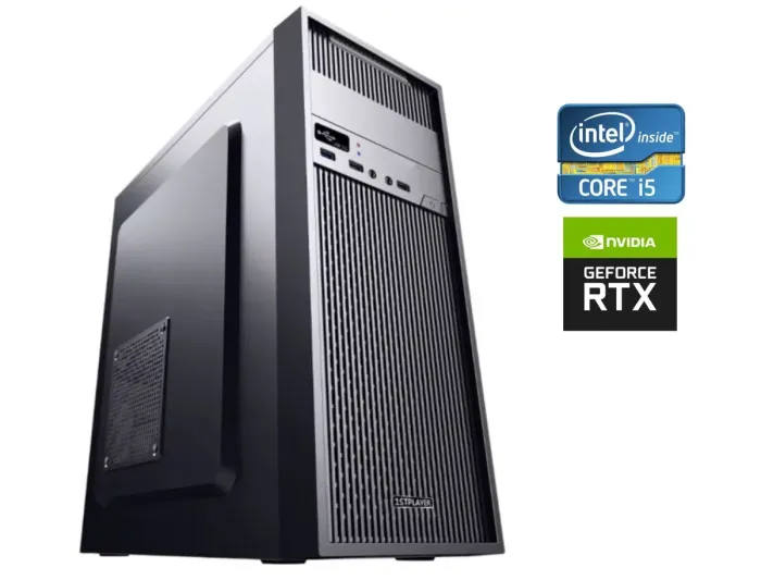 Ігровий ПК 1stPlayer Expert PC Tower / Intel Core i5-9500 (6 ядер по 3.0 - 4.4 GHz) / 32 GB DDR4 / 512 GB SSD / nVidia GeForce RTX 2060, 6 GB GDDR6, 192-bit / 550W б/в - зображення 1