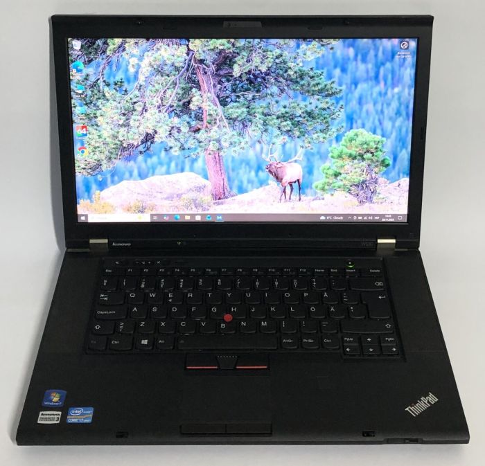 Ноутбук Lenovo ThinkPad W530 / 15.6" (1920x1080) TN / Intel Core i7-3820QM (4 (8) ядра по 2.7 - 3.7 GHz) / 8 GB DDR3 / 250 GB SSD / nVidia Quadro K2000M, 2 GB GDDR3, 128-bit / WebCam б/в - изображение 2