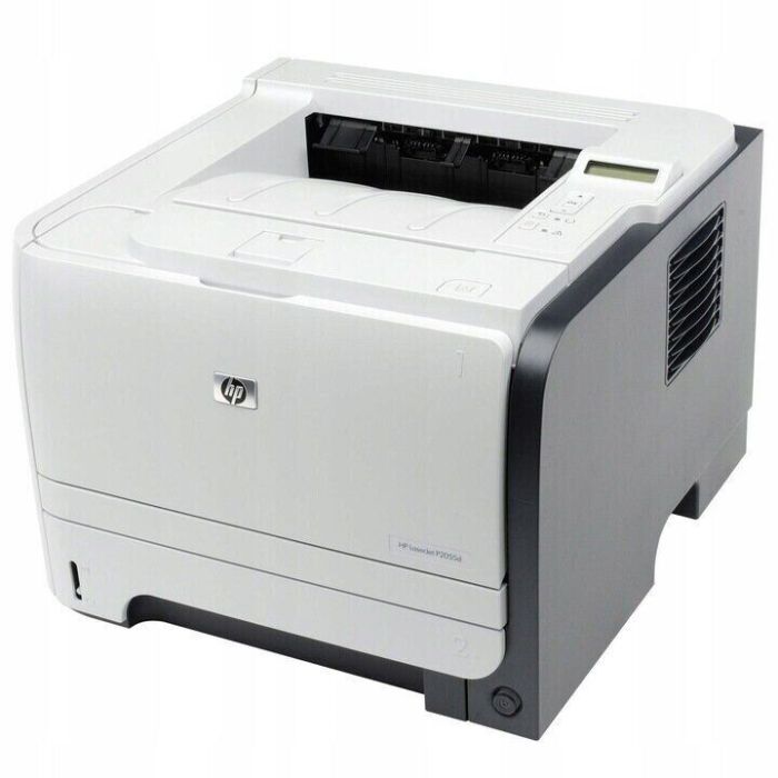 Принтер Б-клас HP LaserJet P2055dn / Лазерний монохромний друк / 1200x1200 dpi / A4 / 33 стор/хв / USB 2.0, Ethernet / Дуплекс б/в - зображення 1