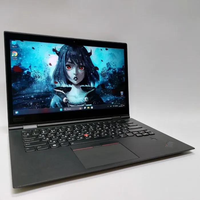 Ноутбук-трансформер Б-клас Lenovo ThinkPad X1 / 14" (1920x1080) IPS Touch / Intel Core i5-8250U (4 (8) ядра по 1.6 - 3.4 GHz) / 8 GB DDR3 / 256 GB SSD / Intel UHD Graphics 620 / WebCam / Windows 11 Pro б/в - зображення 6