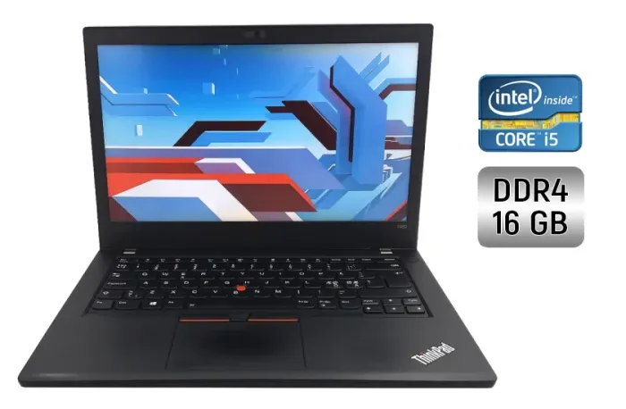 Ультрабук Б-клас Lenovo ThinkPad L480 / 14" (1920x1080) IPS / Intel Core i5-8350U (4 (8) ядра по 1.7 - 3.6 GHz) / 16 GB DDR4 / 480 GB SSD / Intel UHD Graphics 620 / WebCam / Windows 10 б/в - зображення 1