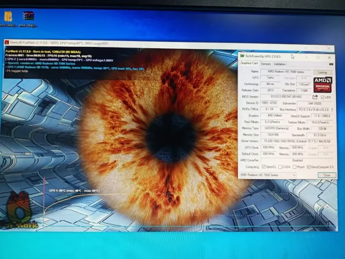 Комп'ютер HP Pavilion Tower / Intel Core i5-4570 (4 ядра по 3.2 - 3.6 GHz) / 8 GB DDR3 / 500 GB HDD / AMD Radeon HD 7500, 1 GB GDDR5, 128-bit / 120W б/в - зображення 11