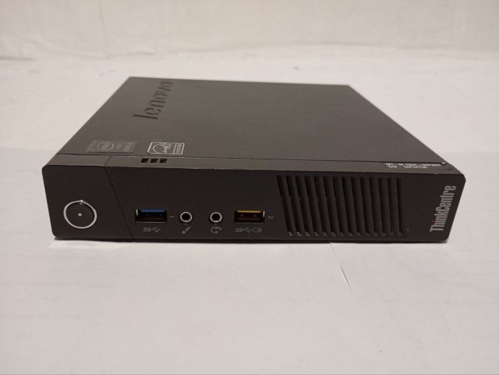 Неттоп Б-клас Lenovo ThinkCentre M73 Tiny USFF / Intel Core i5-4570T (2 (4) ядра по 2.9 - 3.6 GHz) / 8 GB DDR3 / 128 GB SSD / Intel HD Graphics 4600 б/в - зображення 2