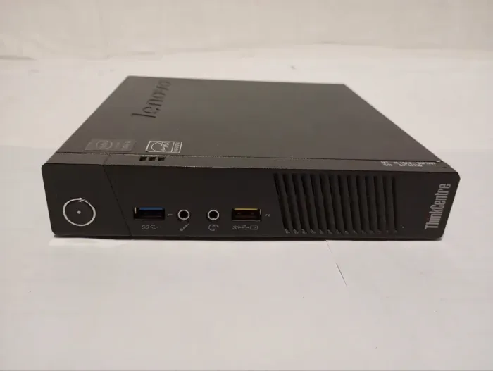 Неттоп Б-клас Lenovo ThinkCentre M73 Tiny USFF / Intel Core i5-4570T (2 (4) ядра по 2.9 - 3.6 GHz) / 8 GB DDR3 / 128 GB SSD / Intel HD Graphics 4600 б/в - зображення 2