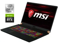 Ігровий ноутбук Б-клас MSI GS75 Stealth 10SE / 17.3" (1920x1080) IPS / Intel Core i7-10875H (8 (16) ядер по 2.3 - 5.1 GHz) / 16 GB DDR4 / 512 GB SSD NVMe / nVidia GeForce RTX 2060, 6 GB GDDR6, 192-bit / WebCam б/в