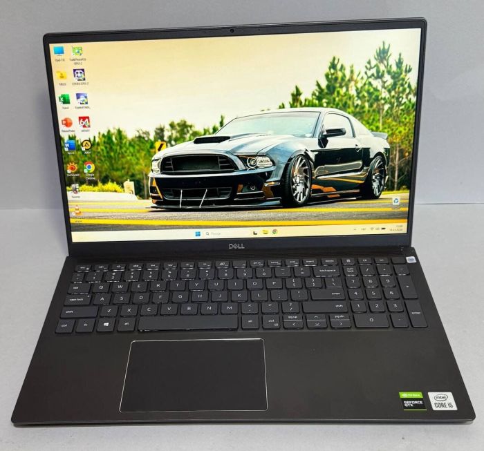 Ігровий ноутбук Dell Vostro 7500 / 15,6" (1920x1080) IPS / Intel Core i5-10300H (4 (8) ядра по 2,5 - 4,5 ГГц) / 16 ГБ DDR4 / 256 ГБ SSD + 256 ГБ SSD / nVidia GeForce GTX 1650, 4 ГБ GDDR5, 128-біт / Веб-камера б/в - зображення 2