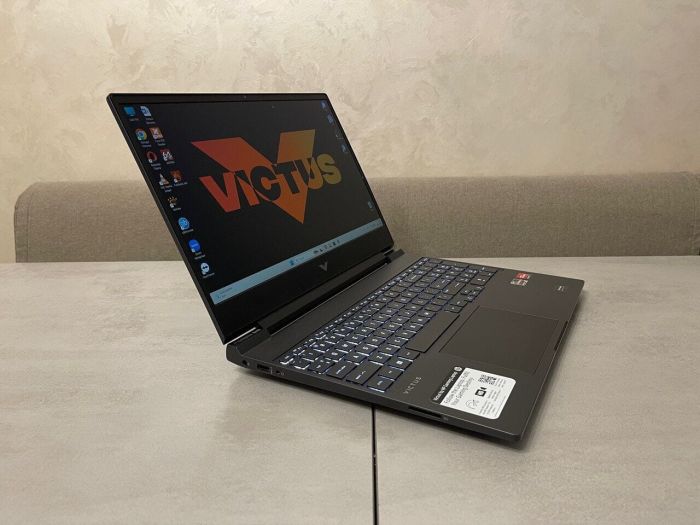 Ігровий ноутбук HP Victus 15 15z-fb100 / 15,6" (1920x1080) IPS / AMD Ryzen 5 7535HS (6 (12) ядер по 3,3 - 4,5 ГГц) / 16 ГБ DDR5 / 512 ГБ SSD M.2 / AMD Radeon RX 6550M, 4 ГБ GDDR6, 64-біт / Веб-камера б/в - зображення 5