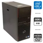 Комп'ютер Fujitsu Esprimo P710 E85 Tower / Intel Core i5-3470 (4 ядра по 3.2 - 3.6 GHz) / 8 GB DDR3 / 500 GB HDD / Intel HD Graphics 2500 / DVD-ROM б/в