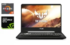 Ігровий ноутбук Б-клас Asus TUF Gaming FX505D / 15.6" (1920x1080) IPS / AMD Ryzen 5 3550H (4 (8) ядра по 2.1 - 3.7 GHz) / 16 GB DDR4 / 512 GB SSD / nVidia GeForce GTX 1650, 4 GB GDDR6, 128-bit / WebCam / HDMI б/в