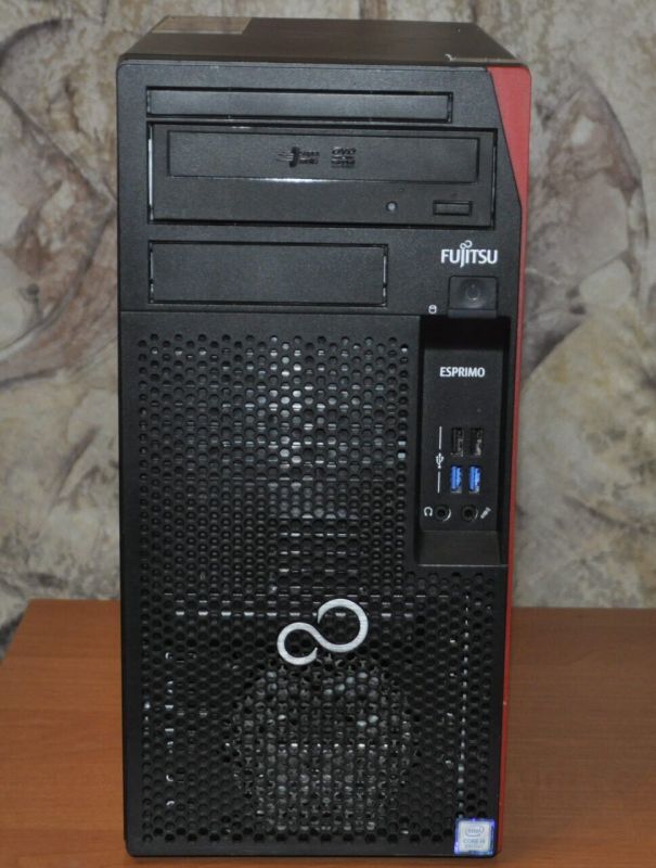 Комп'ютер Fujitsu Esprimo P558 E85 Tower / Intel Core i5-8400 (6 ядер по 2,8 - 4,0 ГГц) / 8 ГБ DDR4 / 128 ГБ SSD / Intel UHD Graphics 630 / DVD-ROM б/в - зображення 3