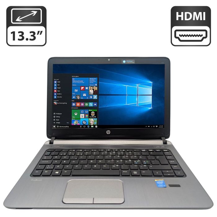 Ноутбук HP ProBook 430 G2 / 13.3" (1366x768) TN / Intel Core i5-4210U (2 (4) ядра по 1.7 - 2.7 GHz) / 8 GB DDR3 / 500 GB HDD / Intel HD Graphics 4400 / WebCam б/в - зображення 1