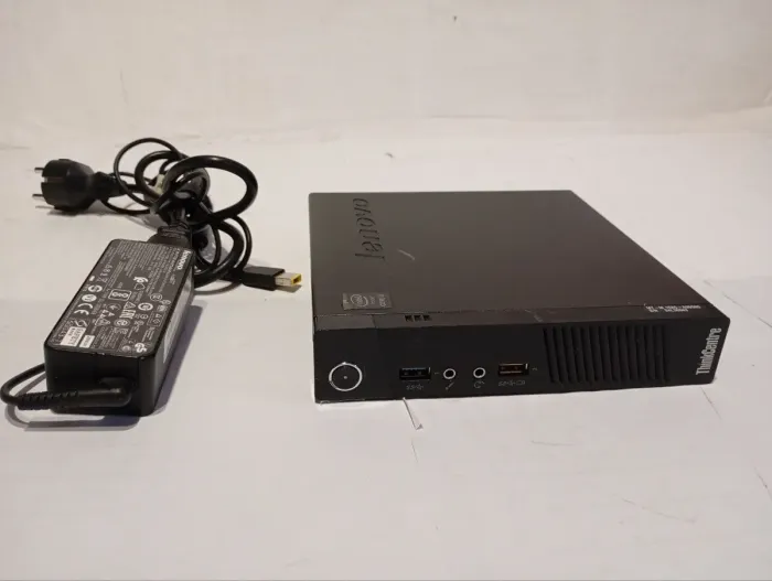 Неттоп Б-клас Lenovo ThinkCentre M93p Tiny USFF / Intel Core i5-4570S (4 ядра по 2.9 - 3.6 GHz) / 8 GB DDR3 / 256 GB SSD / Intel HD Graphics 4600 б/в - зображення 6