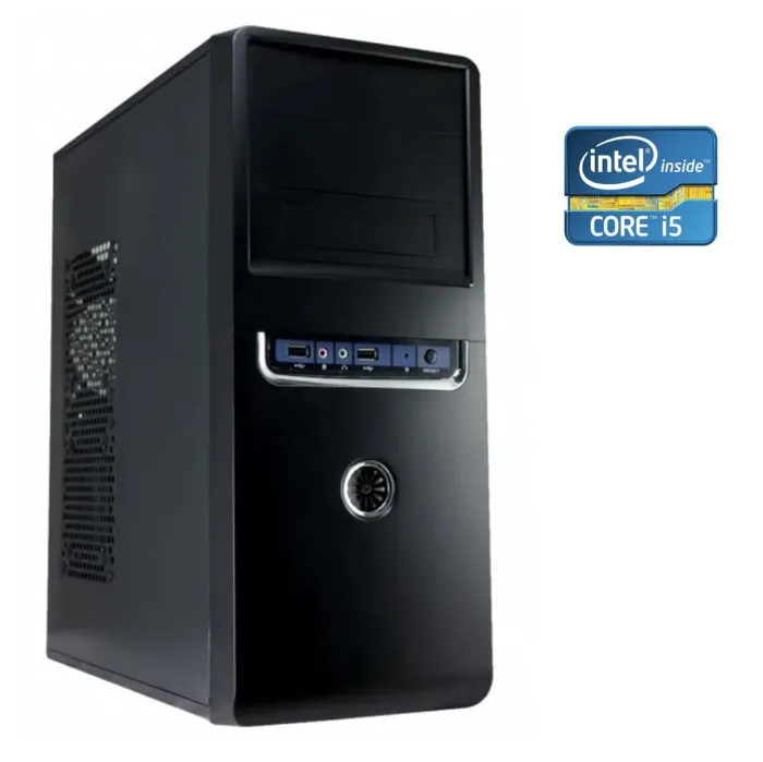 ПК GameMax Tower / Intel Core i5-4570S (4 ядра по 2.9 - 3.6 GHz) / 8 GB DDR3 / 320 GB HDD / Intel HD Graphics 4600 / 400W б/в - зображення 1