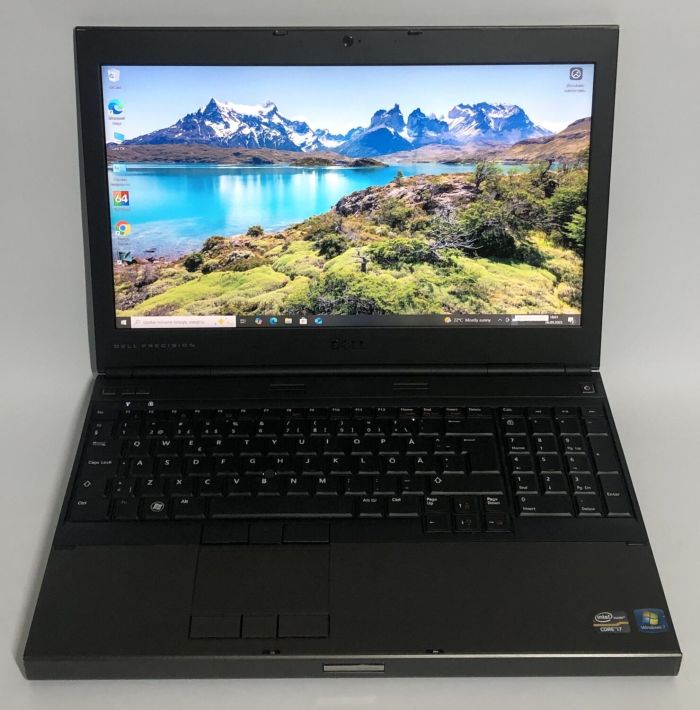 Мобільна робоча станція Б-класу Dell Precision M4600 / 15.6" (1920x1080) TN / Intel Core i7-2960XM (4 (8) ядра по 2,7 - 3,7 ГГц) / 16 ГБ DDR3 / 240 ГБ SSD / nVidia Quadro 2000M, 2 ГБ GDDR3, 128-біт / WebCam / DVD-ROM б/в - зображення 2