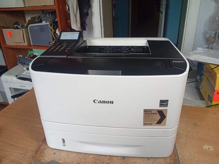 Принтер Canon i-SENSYS LBP252dw / Лазерний монохромний друк / 1200 x 1200 dpi / A4 / 33 стор/хв / USB 2.0, Ethernet, Wi-Fi / Дуплекс б/в - зображення 2